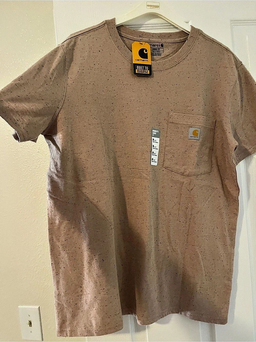 Carhartt Women's Loose Fit Heavyweight Short-Sleeve Pocket T-Shirt Pocket